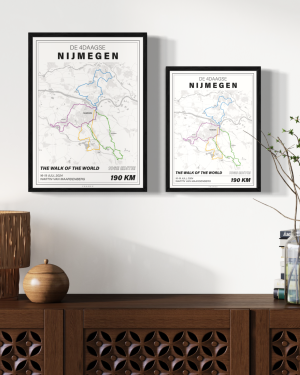 Nijmeegse 4Daagse 2024 - Gestileerd design - Afbeelding 2