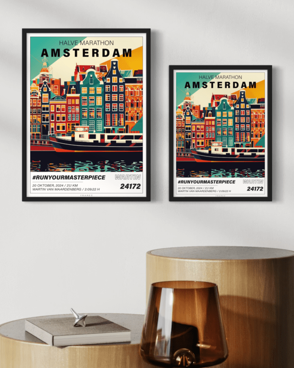 Amsterdam Halve Marathon 2024 - Grafisch design - Afbeelding 2