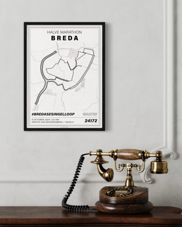 Bredase Singelloop 2024 - Gestileerd design