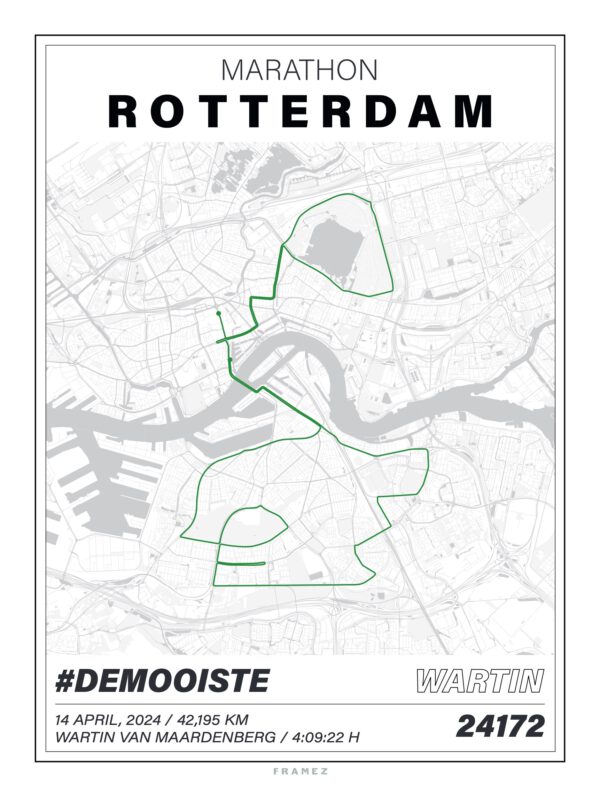 Rotterdam Marathon 2024 - Gestileerd design - Afbeelding 5