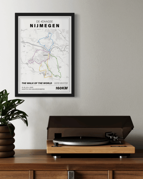 Nijmeegse 4Daagse 2025 - Gestileerd design