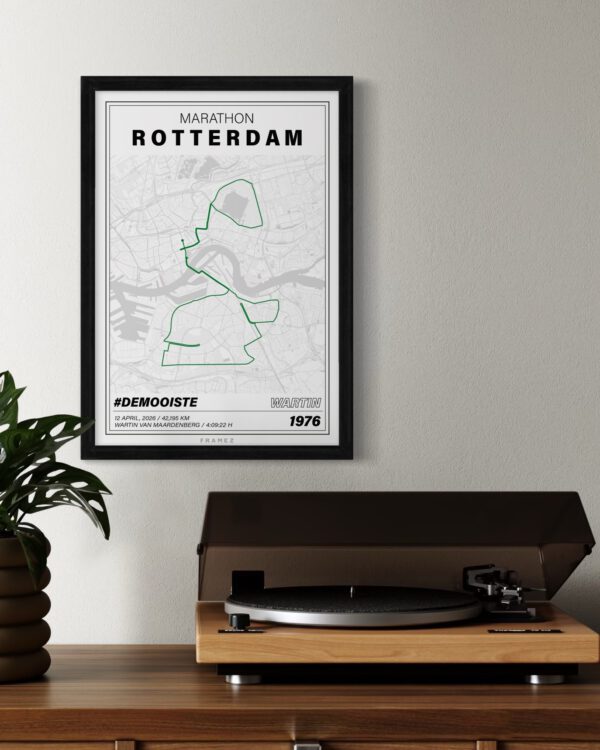 Rotterdam Marathon 2026 - Gestileerd design